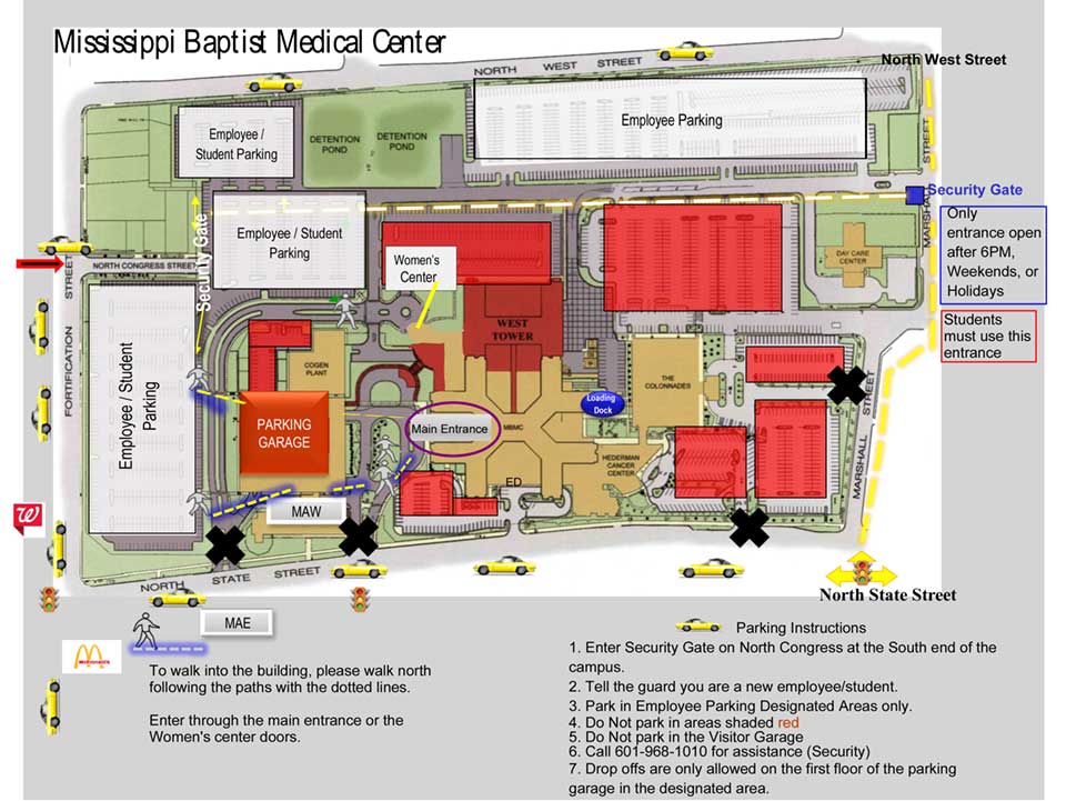 Student Parking Map