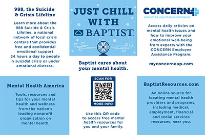 SHC Just Chill Table Tent